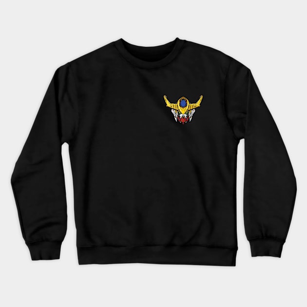 Head Barbatos Lupus Crewneck Sweatshirt by badsyxn